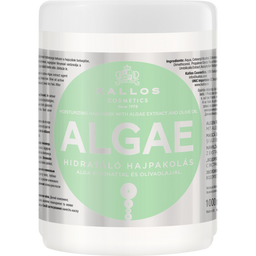 Маска для волос Kallos Cosmetics Algae Mask увлажняющая с экстрактом водорослей и оливковым маслом, 1 л
