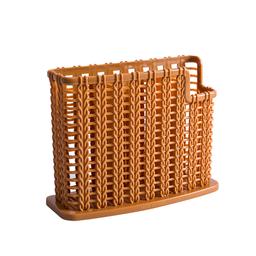 Плетеный органайзер Supretto для столовых приборов, коричневый (5772-0001)