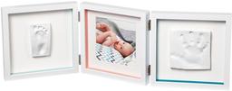 Тройная рамка Baby Art, с полосками и отпечатками (3601095400)