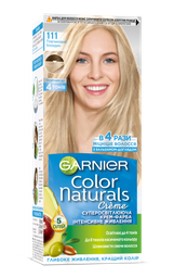 Краска для волос Garnier Color Naturals, тон 111 (Платиновый блондин), 110 мл (C4431826)