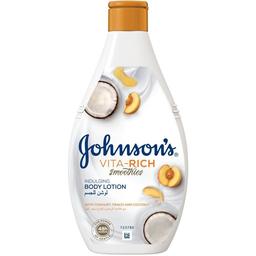 Лосьон для тела Johnson’s Vita-Rich Смузи, расслабляющий, с йогуртом, кокосом и экстрактом персика, 400 мл