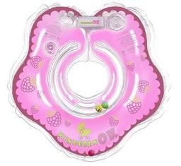Круг для купания KinderenOK Baby Sea Малинка, с погремушкой, розовый (204238_028)