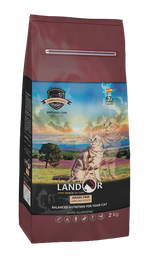 Беззерновой сухой корм для кошек Landor, ягненок с бататом, 2 кг