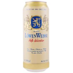 Пиво Lowenbrau Weisse, светлое, фильтрованное, 5,2%, ж/б, 0,5 л (639838)