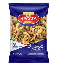 Изделия макаронные Pasta Reggia Фузилли Триколоре, 500 г (794289)