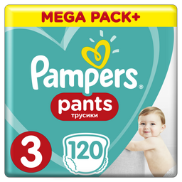 Підгузки-трусики Pampers Pants 3 (6-11 кг), 120 шт.
