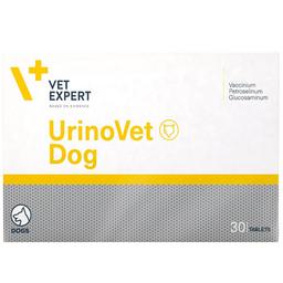 Харчова добавка Vet Expert UrinoVet Dog для підтримки функцій сечовивідних шляхів, 30 таблеток