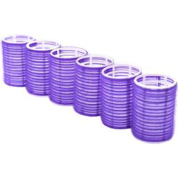 Бигуди-липучки SPL 44 мм фиолетовые 6 шт.
