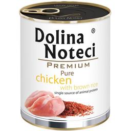 Влажный корм Dolina Noteci Premium Pure для собак склонных к аллергии, с курицей и коричневым рисом, 800 гр