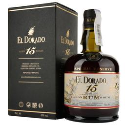 Ром El Dorado 15 yo, в подарочной коробке, 43%, 0,7 л