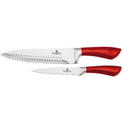 Набор ножей Berlinger Haus, 2 предмета, красный и металик (BH 2372)