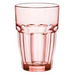 Склянка Bormioli Rocco Flora Rock Bar Peach, рожевий, 370 мл (418980B03321990)