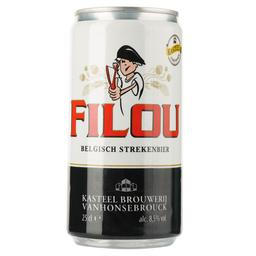 Пиво Filou, светлое, нефильтрованное, 8,5%, ж/б, 0,25 л (821006)