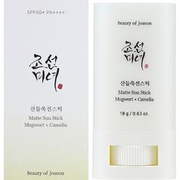 Матирующее солнцезащитное средство Beauty of Joseon Matte sun stick Mugwort + Camilia SPF 50+ 18 г
