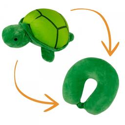 Подушка-трансформер дорожная Home Line, черепаха, зеленый, 30х30 см (160434)
