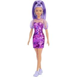 Лялька Barbie Модниця у фіолетових відтінках, 29 см (HBV12)