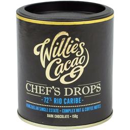 Шоколад черный Willie's Cacao Rio Caribe капли 72% 150 г