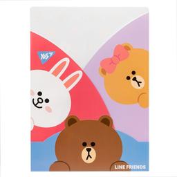 Папка-уголок Yes Line Friends, A4 (492084)