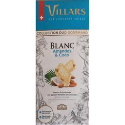 Шоколад білий Villars цільний мигдаль-кокос 180 г (935752)