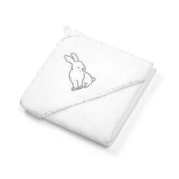 Полотенце с капюшоном BabyOno Кролик, 100х100 см, белый (540/01)