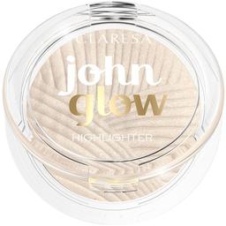 Компактный хайлайтер для лица Claresa John Glow, тон 02 (More Champagne), 8 г