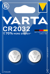 Батарейка Varta CR 2032 Bli 2 Lithium, 2 шт. (6032101402)