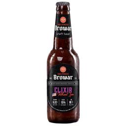 Пиво Volynski Browar Elixir, светлое, нефильтрованное, 6%, 0,35 л