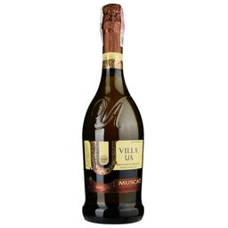 Ігристе вино Villa UA мускатне біле напівсолодке 0.75 л