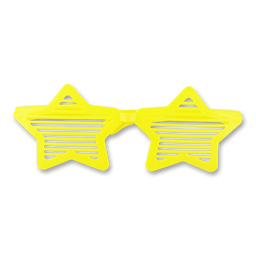 Очки карнавальные Offtop Звезды, желтый (870182)