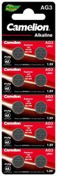 Батарейки Camelion 1,5V AG 3 LR41 Alkaline, 10 шт. (AG3-BP10)