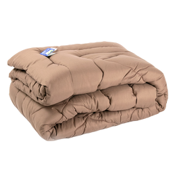 Одеяло шерстяное Руно, полуторный, 205х140 см, коричневый (321.52ШУ_Brown)