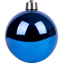 Новорічна іграшка Novogod'ko Куля 20 cм глянцева синя (974070)