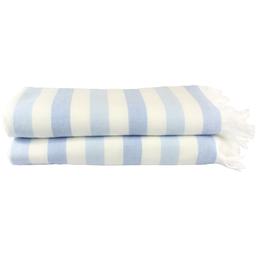 Полотенце Hobby Stripe Peshtemal, 70х140 см, голубой (8698499315679)