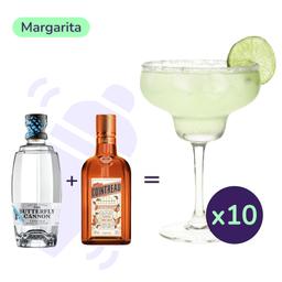 Коктейль Margarita (набір інгредієнтів) х10 на основі Butterfly Cannon