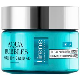 Зволожувальний гідрокрем для обличчя Lirene Aqua Bubbles Hyaluronic Acid 4D Moisturizing Hydrocream 50 мл