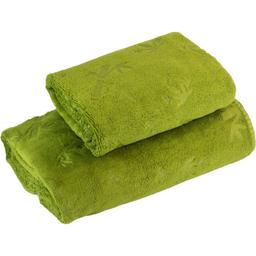 Набор полотенец Koloco Бамбук, микрофибра, 140х70 см, 90х50 см, фисташково зеленый (60066)
