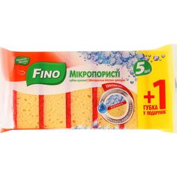 Губки кухонні Fino Мікропористі 5+1 шт.