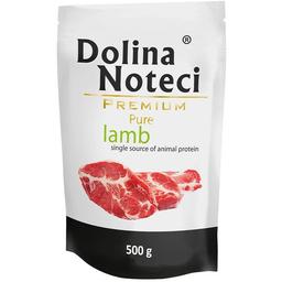 Вологий корм Dolina Noteci Premium Pure для собак схильних до алергії, з ягням, 500 гр