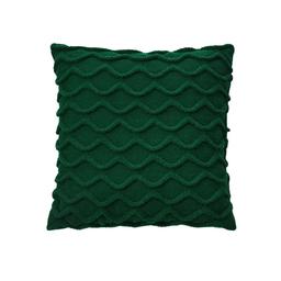 Подушка декоративная Прованс Волны, 33х33 см, зеленый (27424)
