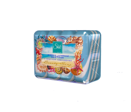 Мыло туалетное Shik 1+1 Beauty Минералы моря, Морская ламинария и питательный крем, 360 г (4 шт. по 90 г)