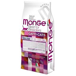Сухой корм Monge Cаt Sterilised, для взрослых стерилизованных кошек, 10 кг