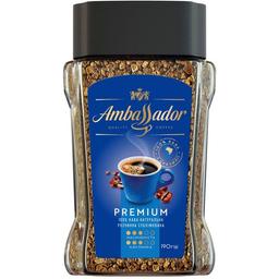 Кава розчинна Ambassador Premium натуральна сублімована, 190 г (878776)