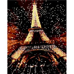 Картина за номерами ZiBi Art Line Ейфелева вежа у вогнях 40х50 см (ZB.64170)