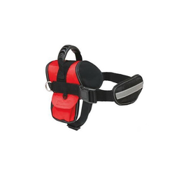 Шлея Croci Hiking с карманом и поводком, 50-64 см, красный (C5079657)