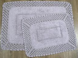 Набор ковриков Irya Lizz lila, 100х70см и 65х45 см, лиловый (svt-2000022213950)