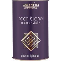 Професійна знебарвлювальна пудра DeMira Professional Tech Blond Intense Violet, з антижовтим ефектом, 300 г