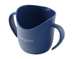 Ергономічна тренувальна чашка BabyOno, 120 мл, синій (1463/01)