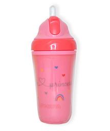 Термочашка с трубочкой Baby-Nova, розовый, 250 мл (3965429)