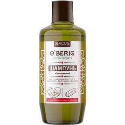 Олія-шампунь O'Berig Яєчно-пантеноловий з 5 оліями, для пошкодженного, сухого, пористого та фарбованого волосся, 500 мл