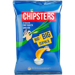 Чипсы Chipster's со вкусом сметаны и лука 180 г (837492)